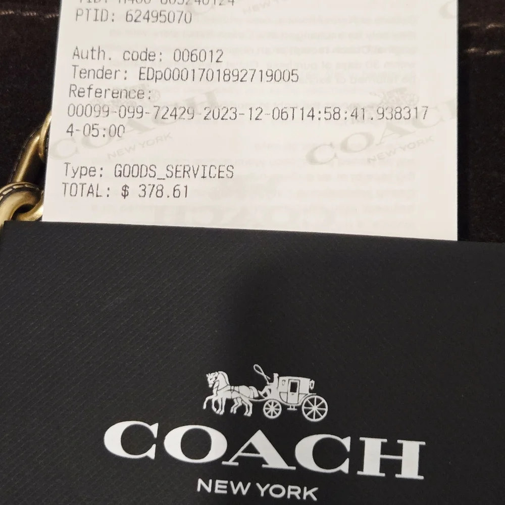 Coach Mira Shoulder Bag With Horse And Carriage Print, style number CM584. - Picture 3 of 13